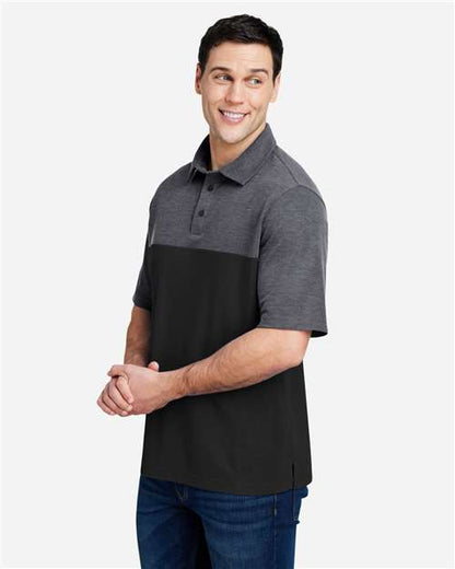 CORE365 CE112C Black/ Carbon Heather model side