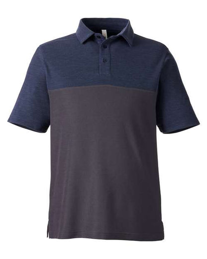 CORE365 CE112C Carbon/ Classic Navy Heather front