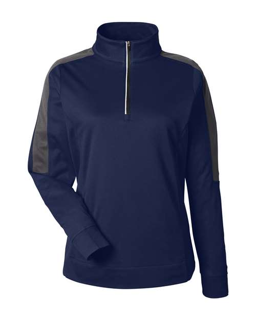 CORE365 CE404W Classic Navy Heather/ Carbon front