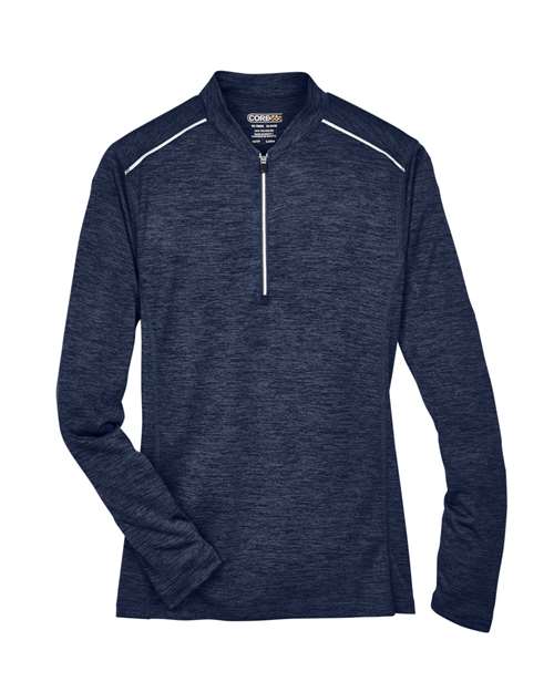 CORE365 CE401W Classic Navy Heather/ Carbon front