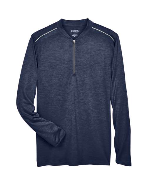 CORE365 CE401 Classic Navy Heather/ Carbon front