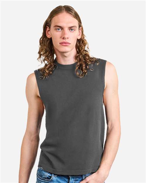 American Apparel 207GD Faded Black model front