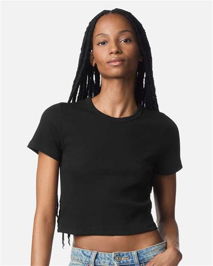 American Apparel BR210 Black model front