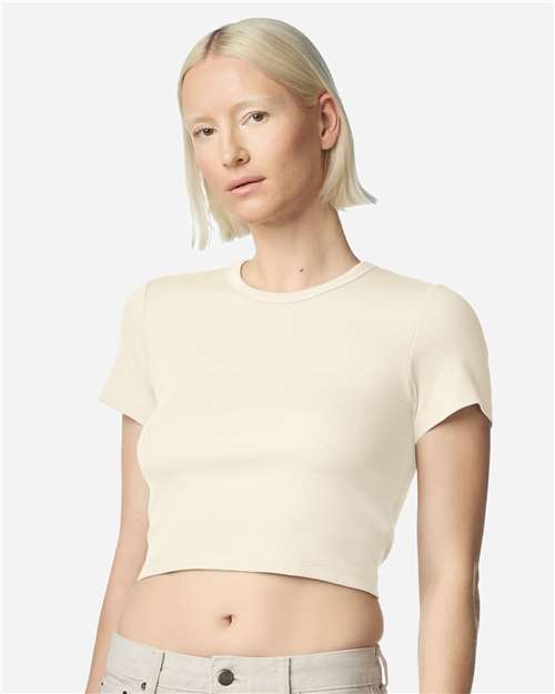 American Apparel BR210 Bone model front