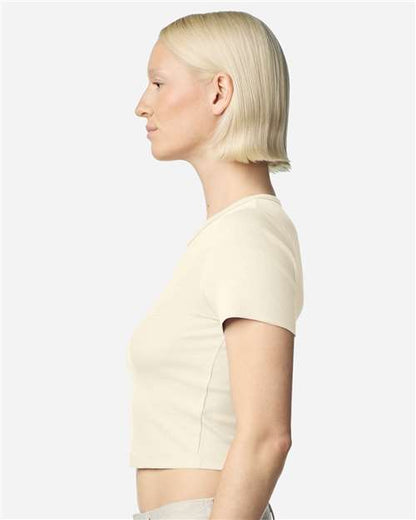 American Apparel BR210 Bone model side