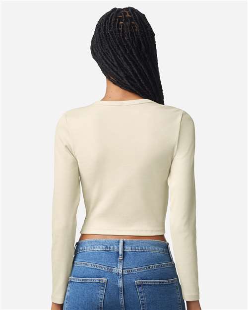 American Apparel BR2107 Bone model back