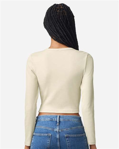 American Apparel BR2107 Bone model back