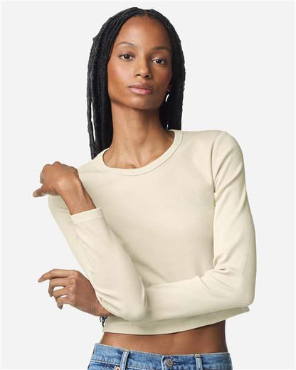 American Apparel BR2107 Bone model front