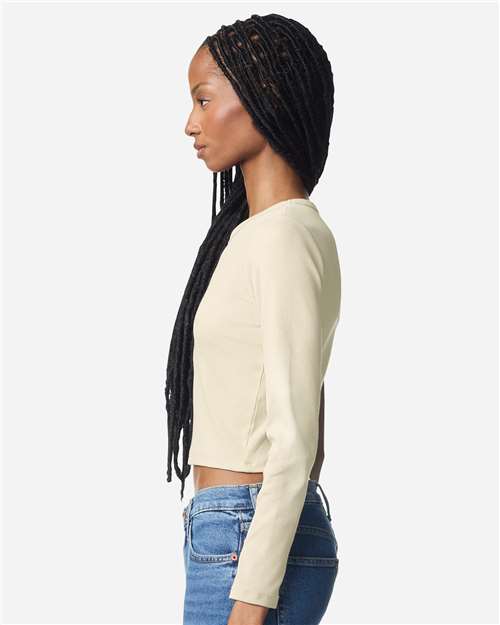 American Apparel BR2107 Bone model side
