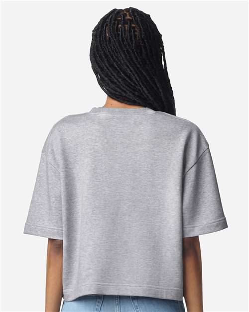 American Apparel FTCB0 Heather Grey model back