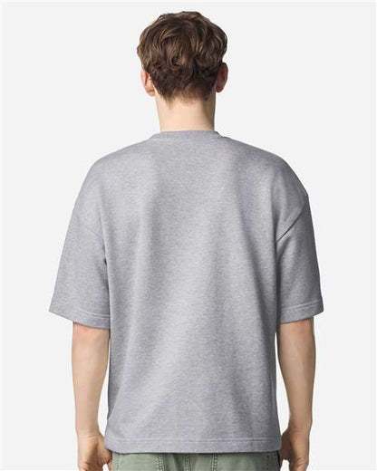 American Apparel FTEX00 Heather Grey model back