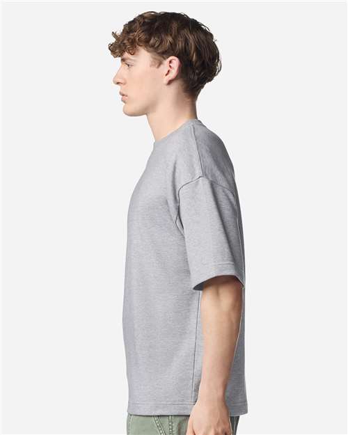 American Apparel FTEX00 Heather Grey model side