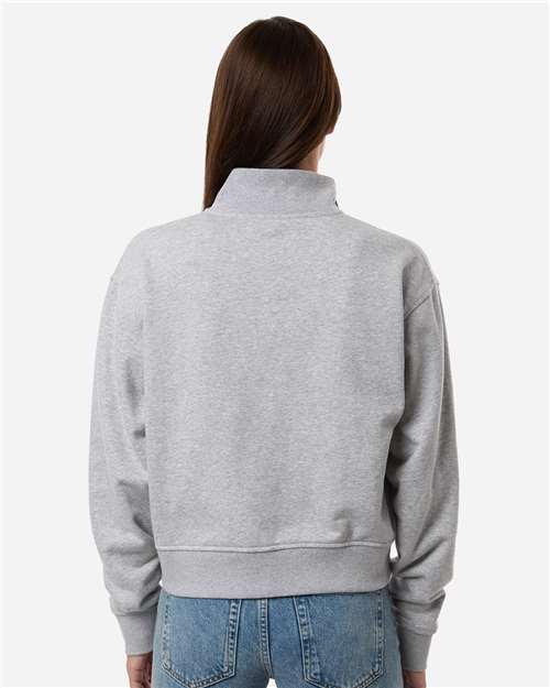 American Apparel FTJ00 Heather Grey model back