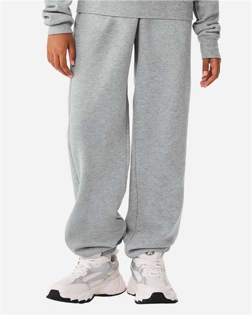 BELLA + CANVAS 3738Y Athletic Heather model front