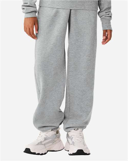 BELLA + CANVAS 3738Y Athletic Heather model front