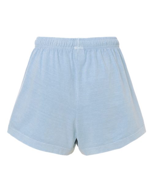 BELLA + CANVAS 6824GD Light Washed Denim back