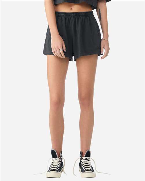 BELLA + CANVAS 6824GD Washed Black model front