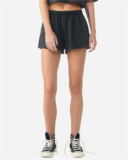 BELLA + CANVAS 6824GD Washed Black model front