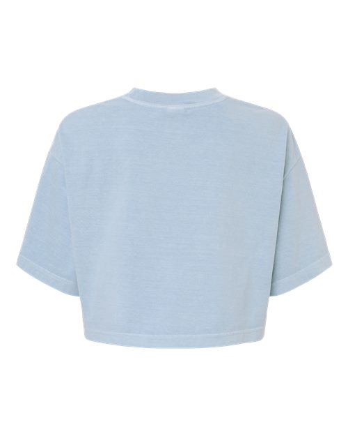 BELLA + CANVAS 6882GD Light Washed Denim back