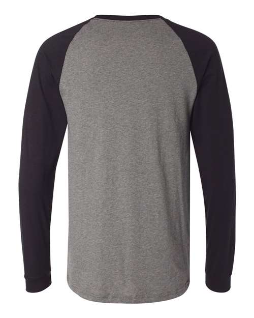 BELLA + CANVAS 3000 Deep Heather/ Black back