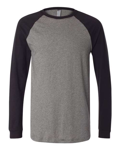 BELLA + CANVAS 3000 Deep Heather/ Black front