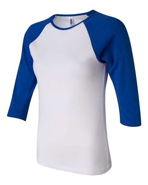 BELLA + CANVAS 2000 White/ True Royal side