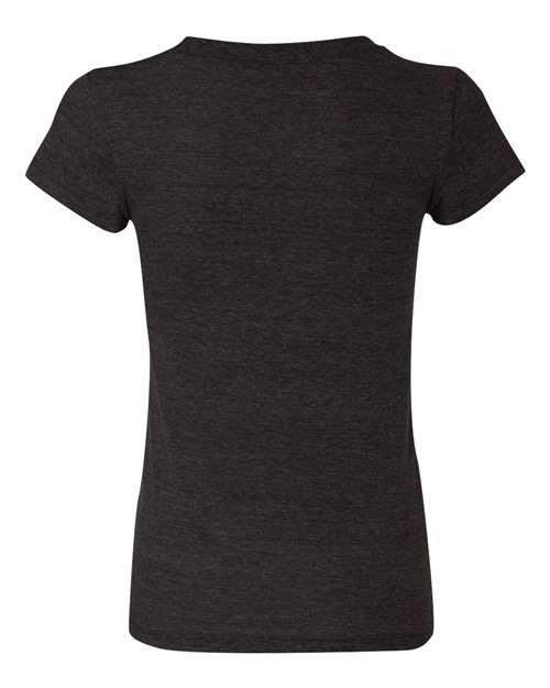 BELLA + CANVAS 8413 Charcoal Black Triblend back