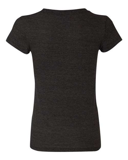 BELLA + CANVAS 8413 Charcoal Black Triblend back