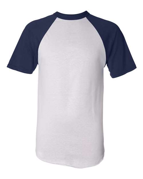 Augusta Sportswear 423 White/ Navy front