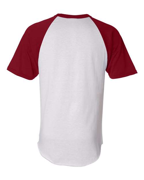 Augusta Sportswear 423 White/ Red back