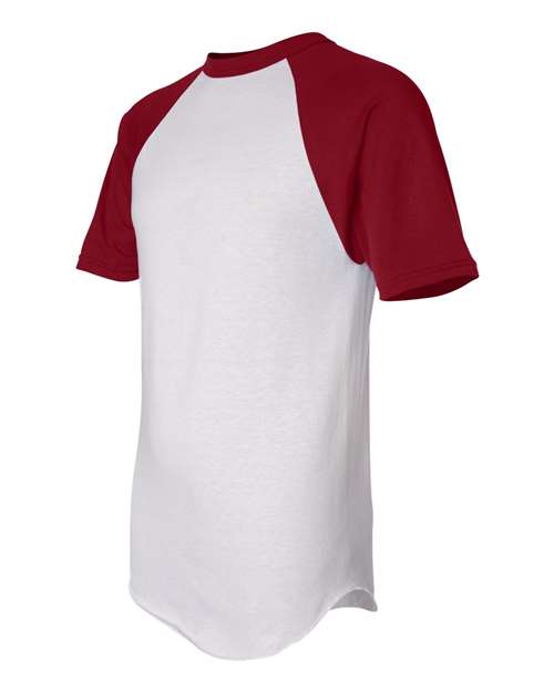 Augusta Sportswear 423 White/ Red side
