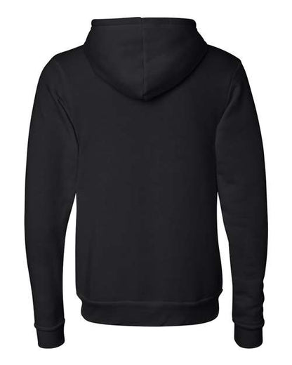 BELLA + CANVAS 3909 Solid Black Triblend back