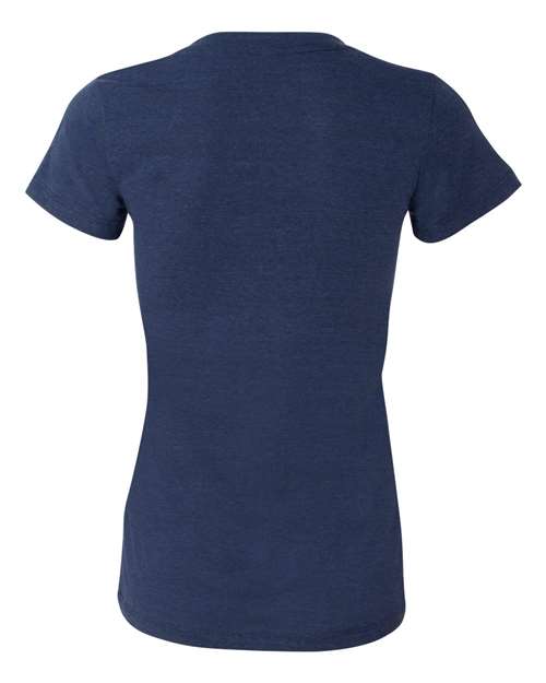 BELLA + CANVAS 8435 Navy Triblend back
