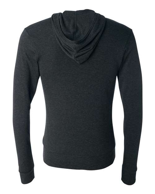 BELLA + CANVAS 3939 Charcoal Black Triblend back