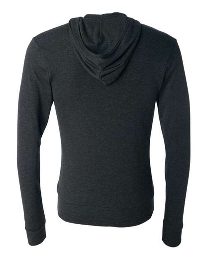 BELLA + CANVAS 3939 Charcoal Black Triblend back