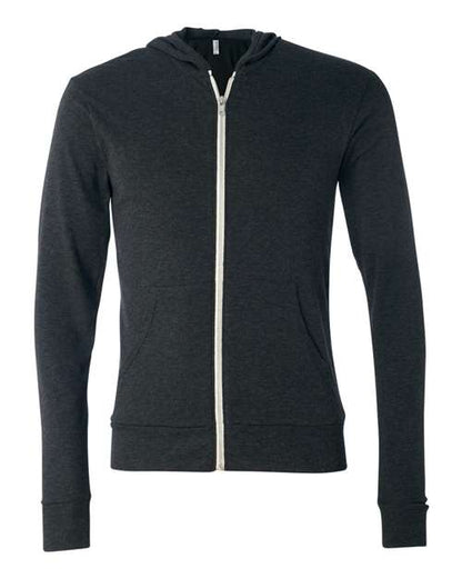 BELLA + CANVAS 3939 Charcoal Black Triblend front