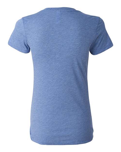 BELLA + CANVAS 8435 Blue Triblend back