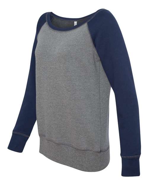 BELLA + CANVAS 7501 Deep Heather/ Navy side