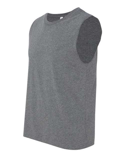 BELLA + CANVAS 3483 Deep Heather side