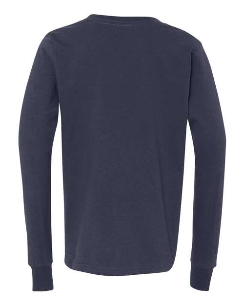 BELLA + CANVAS 3501Y Navy back