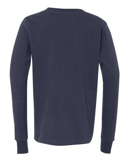 BELLA + CANVAS 3501Y Navy back