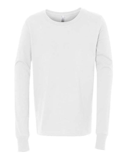 BELLA + CANVAS 3501Y White front