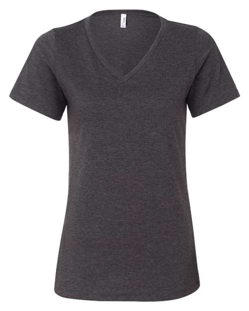 BELLA + CANVAS 6405CVC Dark Grey Heather front