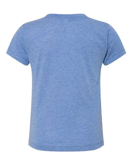 BELLA + CANVAS 3413T Blue Triblend back