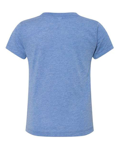 BELLA + CANVAS 3413T Blue Triblend back