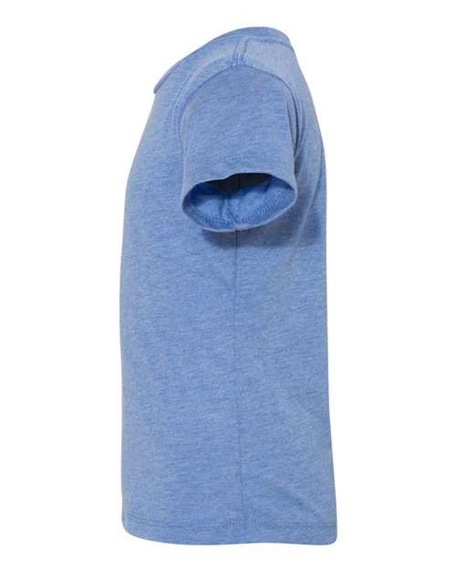 BELLA + CANVAS 3413T Blue Triblend direct side