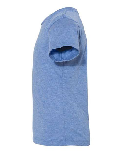 BELLA + CANVAS 3413T Blue Triblend direct side