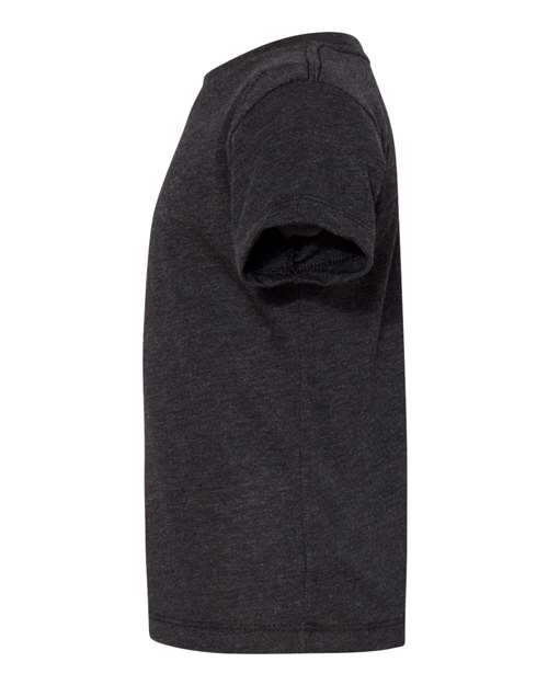 BELLA + CANVAS 3413T Charcoal Black Triblend direct side