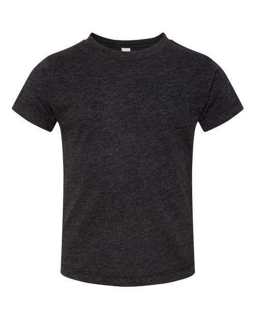 BELLA + CANVAS 3413T Charcoal Black Triblend front
