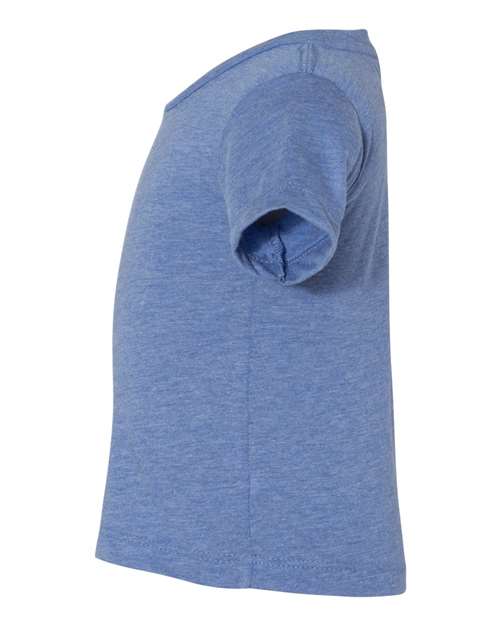 BELLA + CANVAS 3413B Blue Triblend direct side